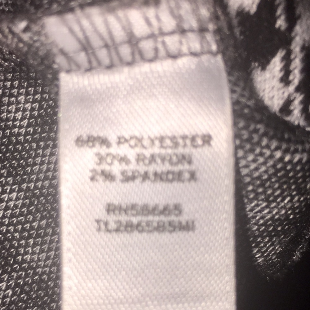 Tildon Houndstooth Split Back Top Size Women's Xs - image 5